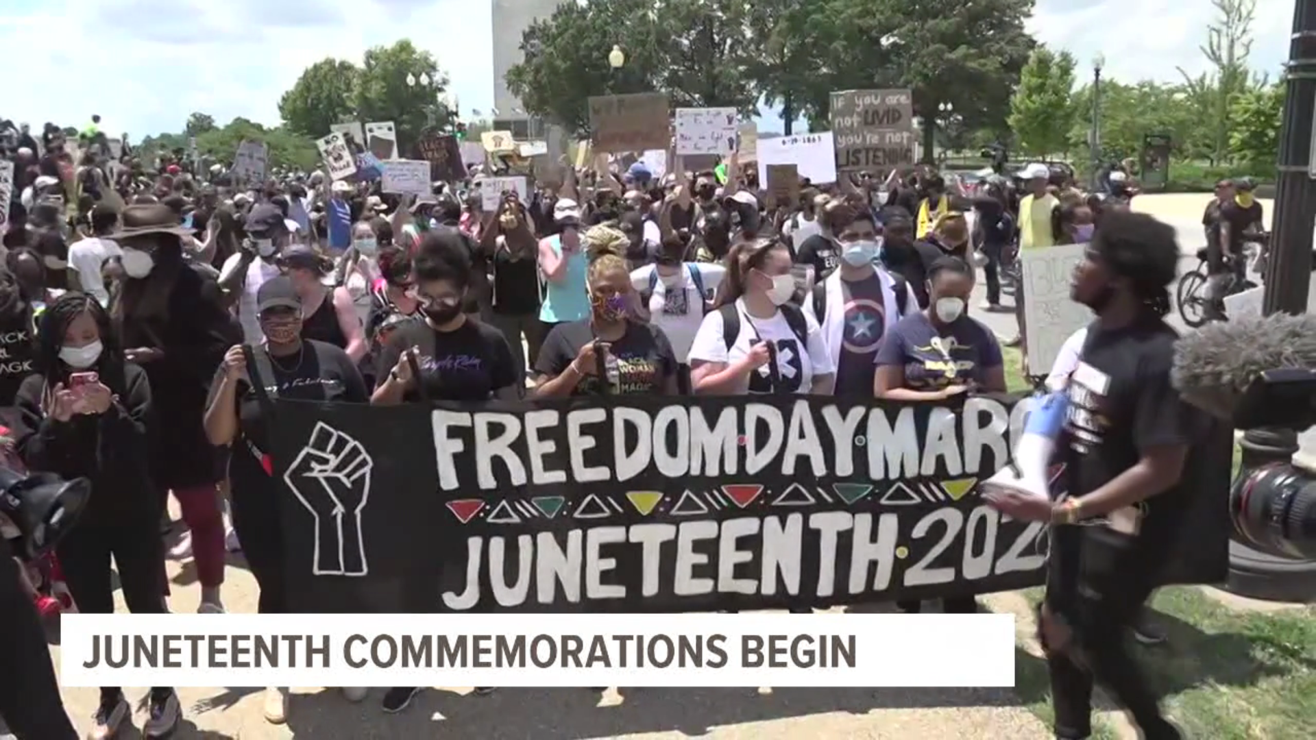 This act of kindness is a "build-up" into Juneteenth to remind everyone to give honor to those who have set a path to freedom
