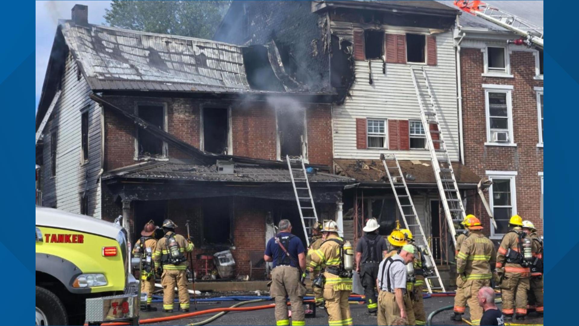 Large fire reported in Liverpool, Perry County