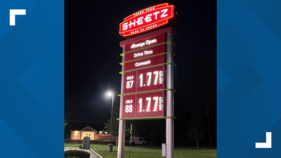 Sheetz announces major drop in gas prices on July 4th