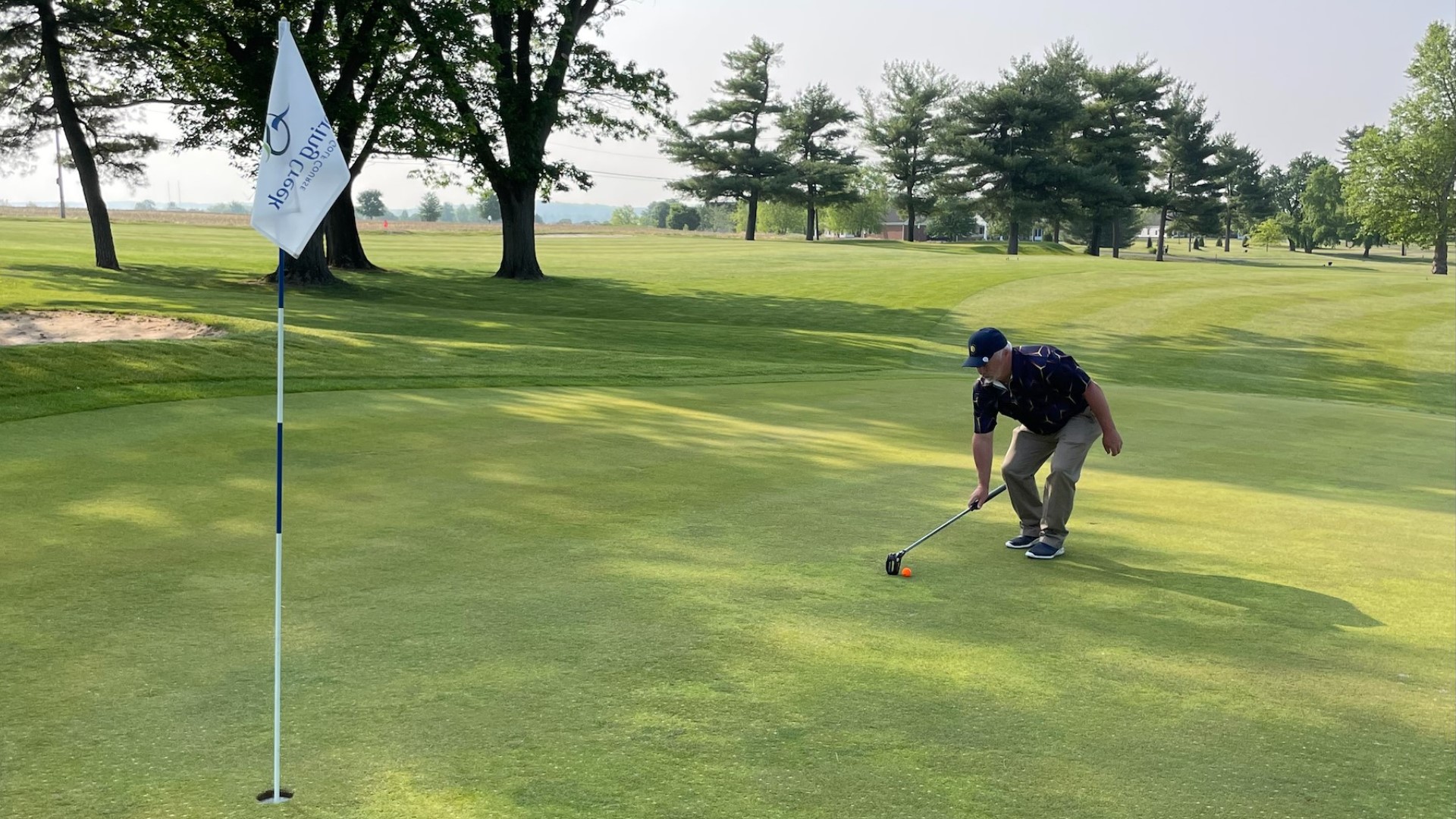 The sport involves a stick that is equipped for every type of shot on the golf course. It's a fun twist on the game of golf and one many hope keeps growing.