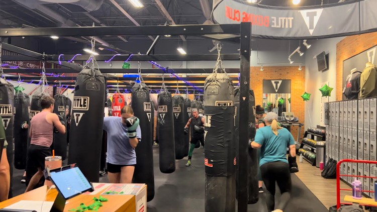 Boxers put on gloves to knock out mental health stigma