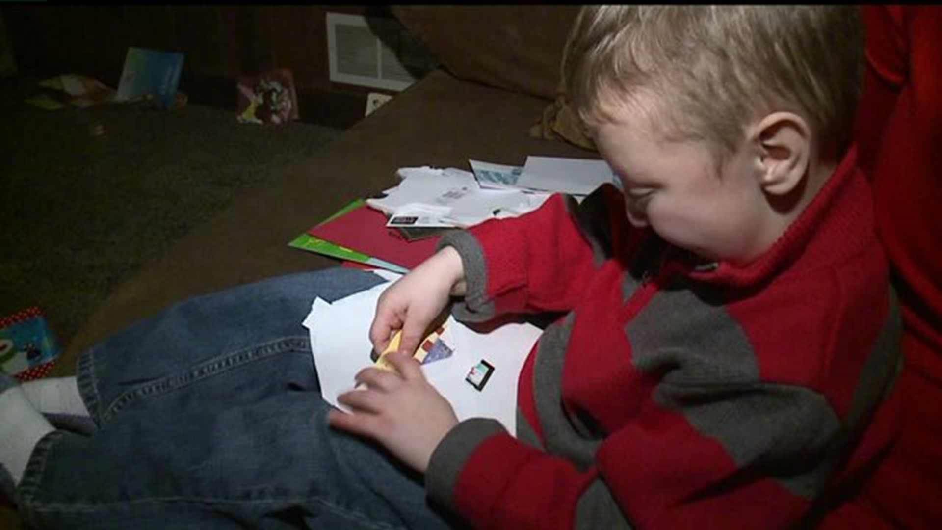 Boy battling rare condition wants cards for Christmas