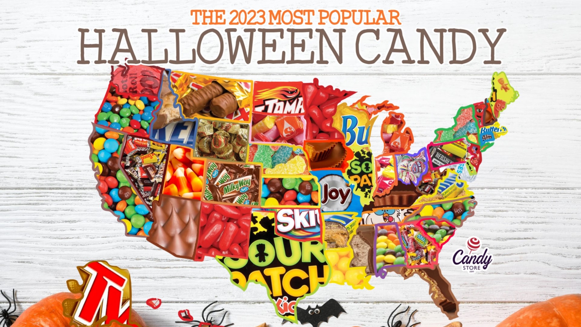 Pennsylvanians may not be surprised to find out that the Sweetest Place on Earth has a heavy hand in the state's Halloween candy rankings.