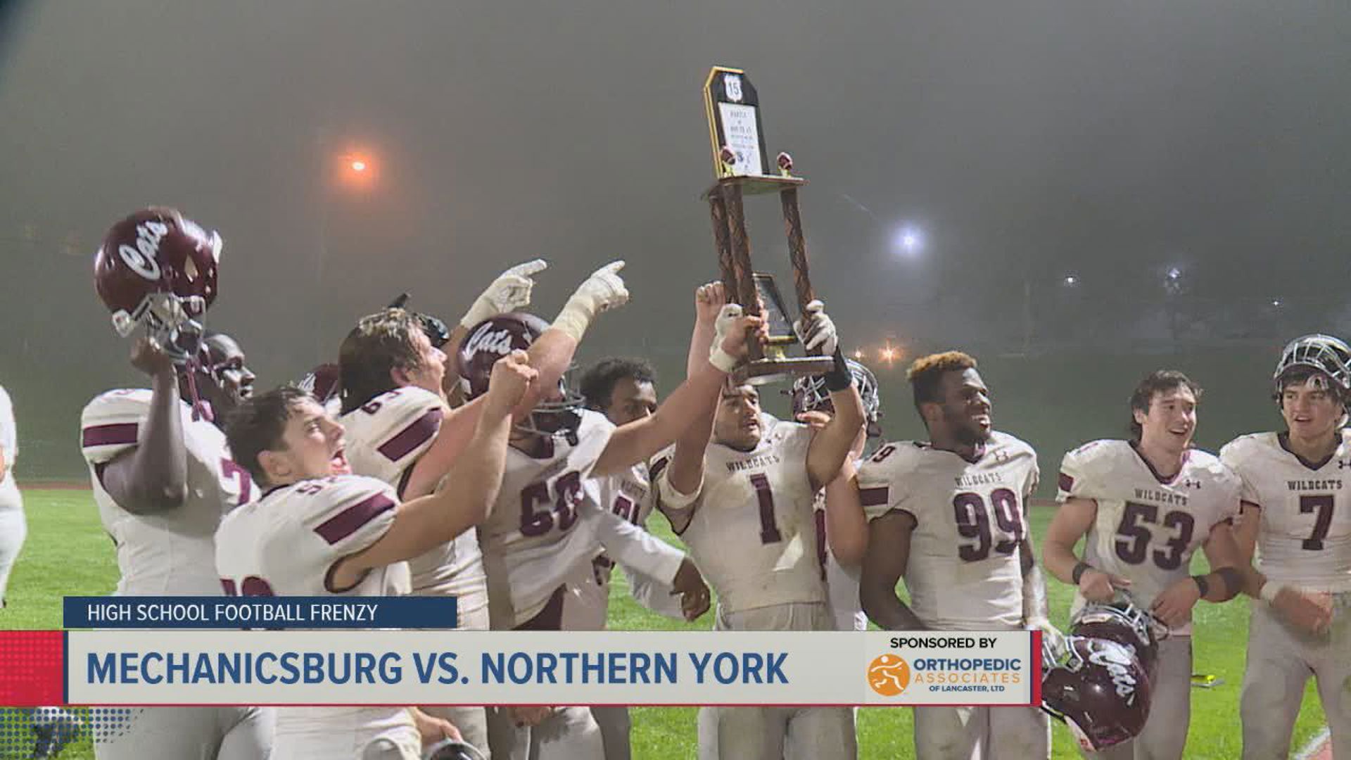 Mechanicsburg was able to bring home some hardware after their win over Northern on Friday night.