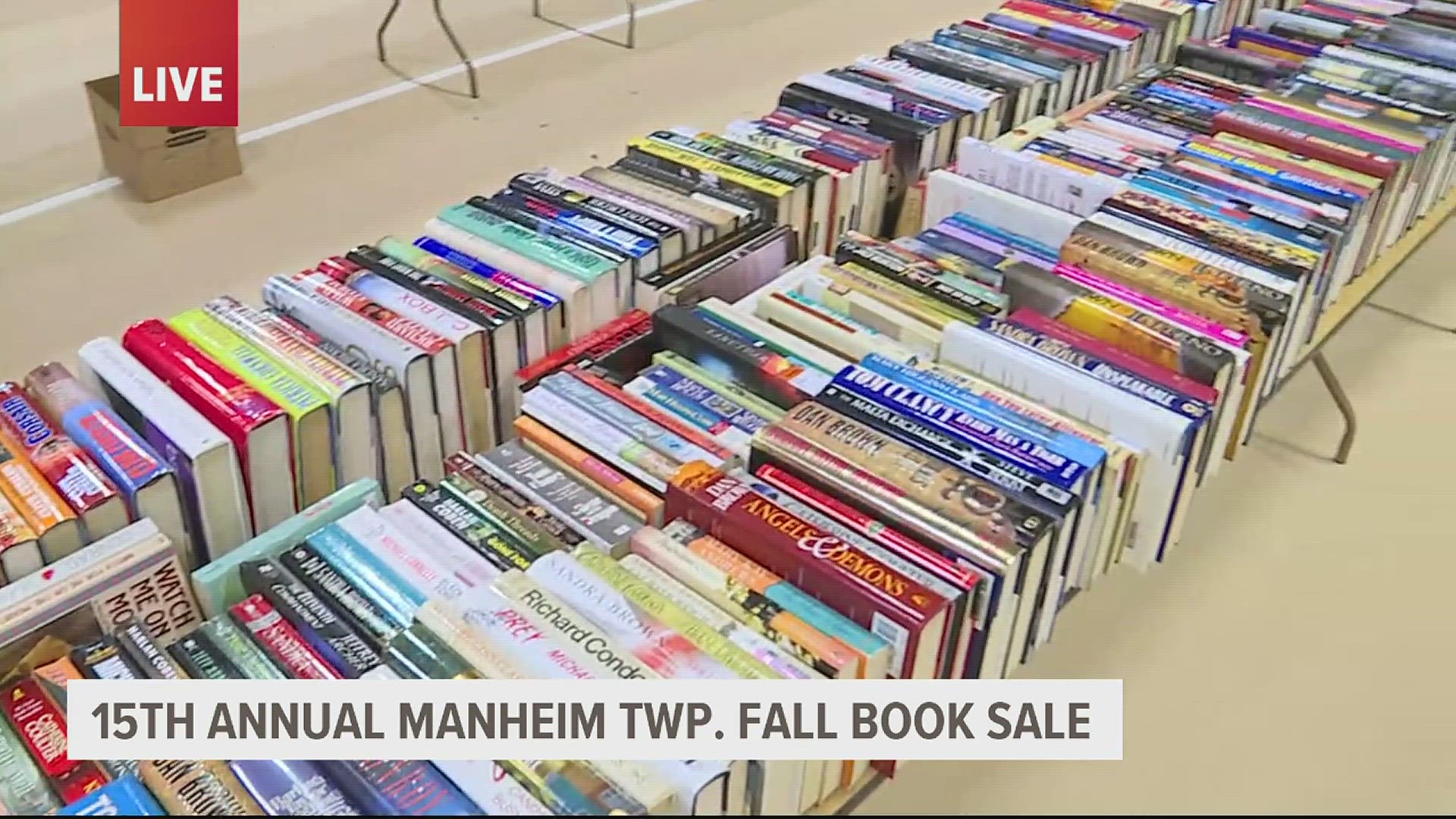 Proceeds from the sale will be used for library materials, programs and equipment.