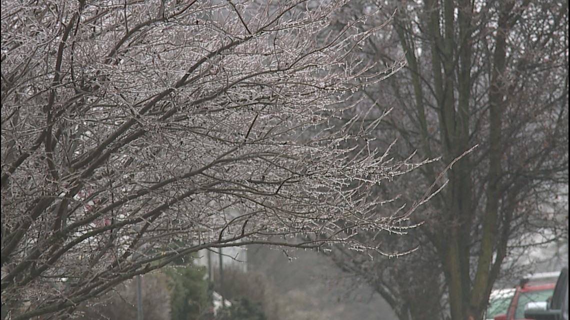 Messy weather day across Cumberland County