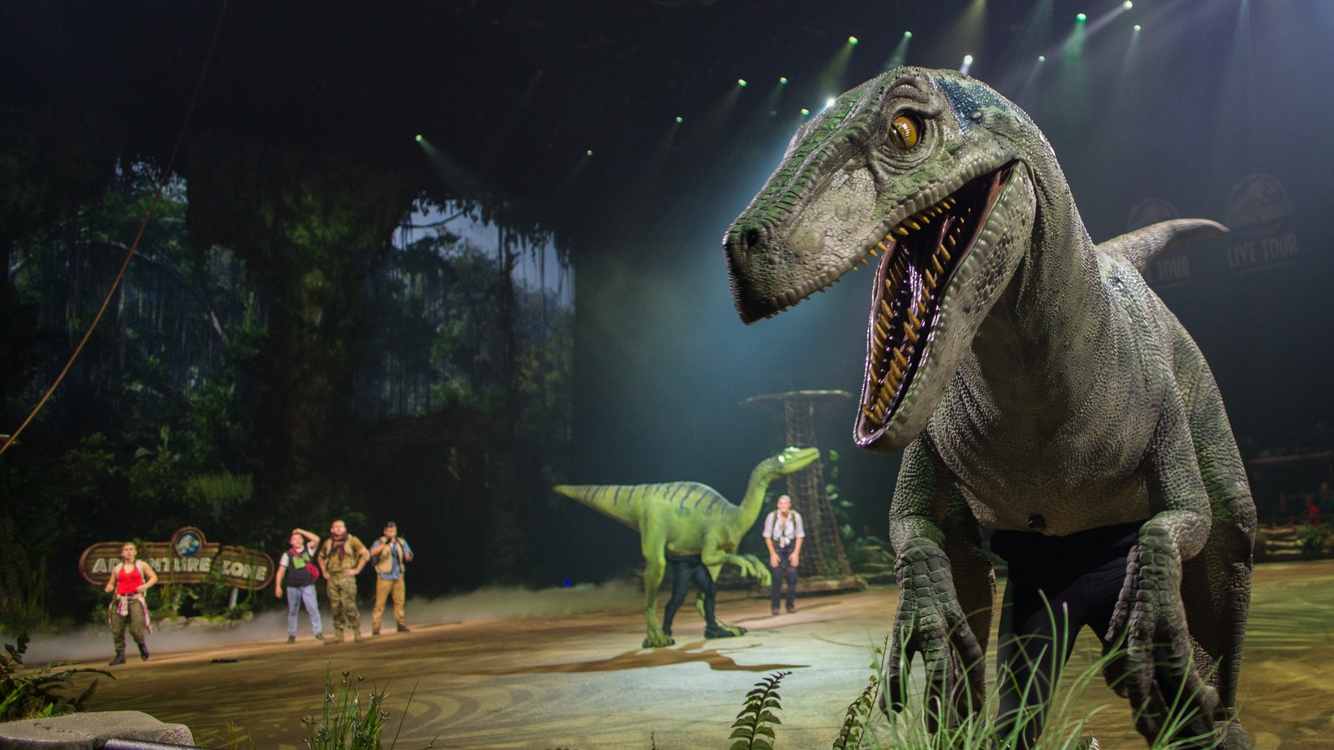 Ticket holders can experience film-accurate, life-sized dinosaurs at the Giant Center from Nov. 25 to 27.