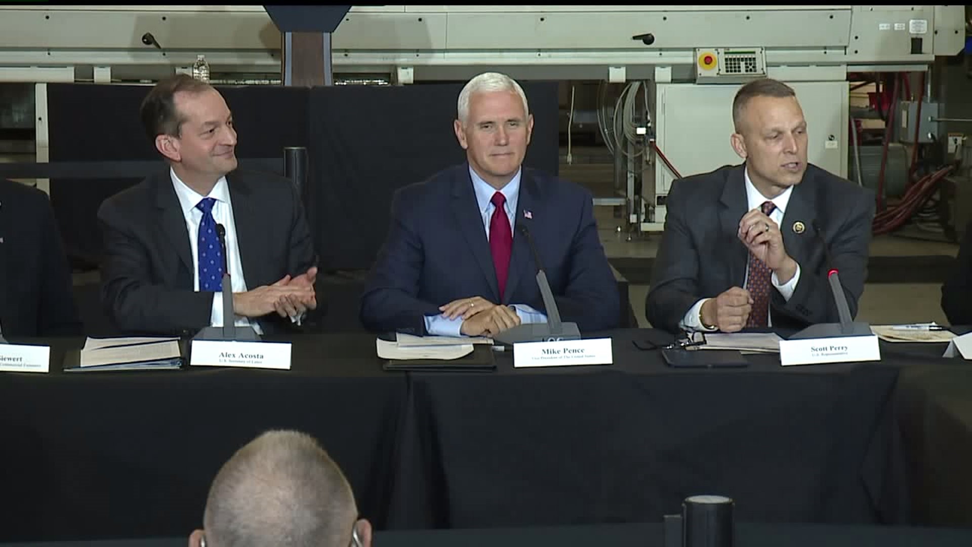 Vice President Mike Pence makes a stop in York County to talk tax reform