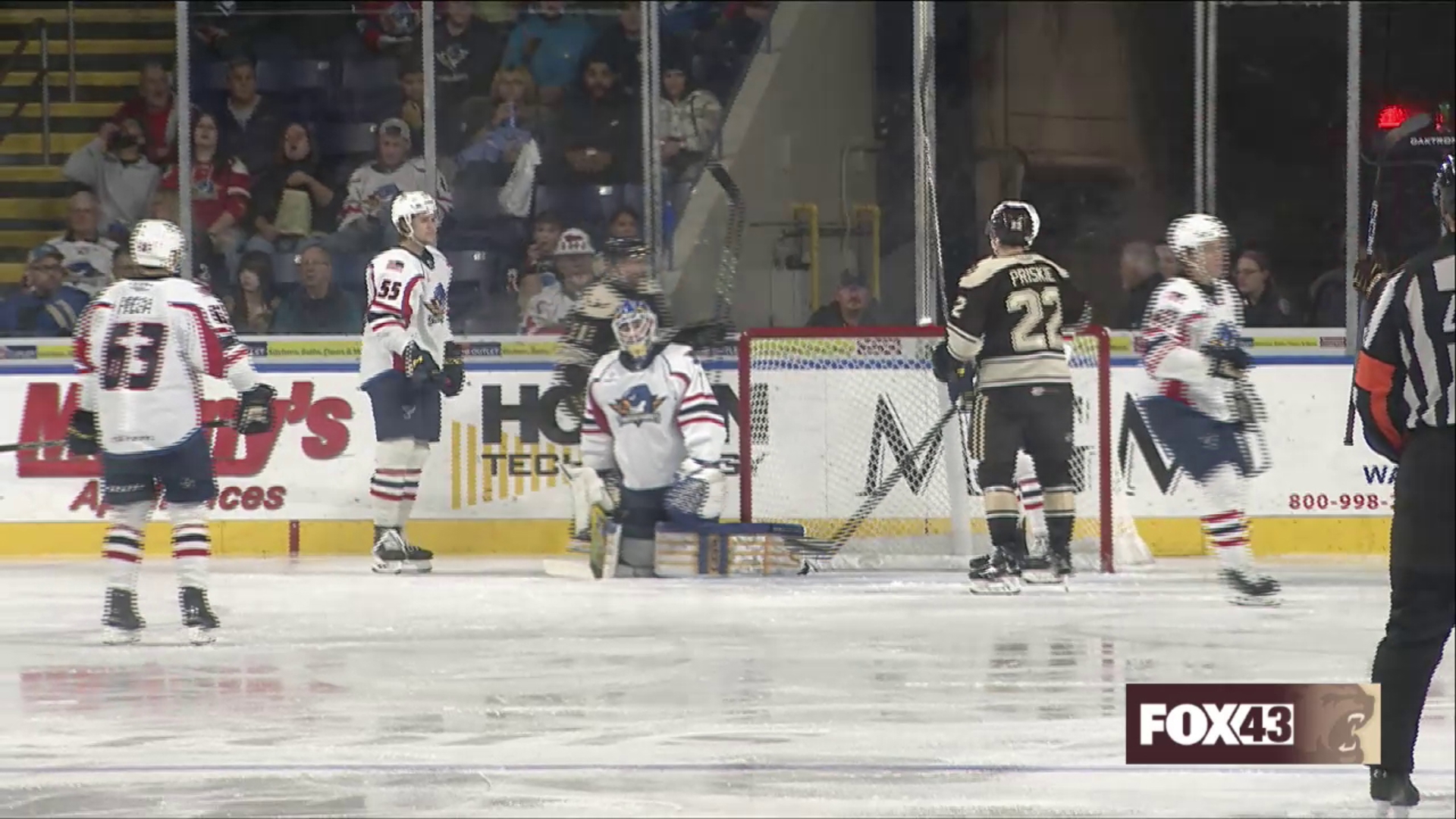 Highlights from AHL hockey game between Hershey & Springfield on Saturday, October 26, 2024.