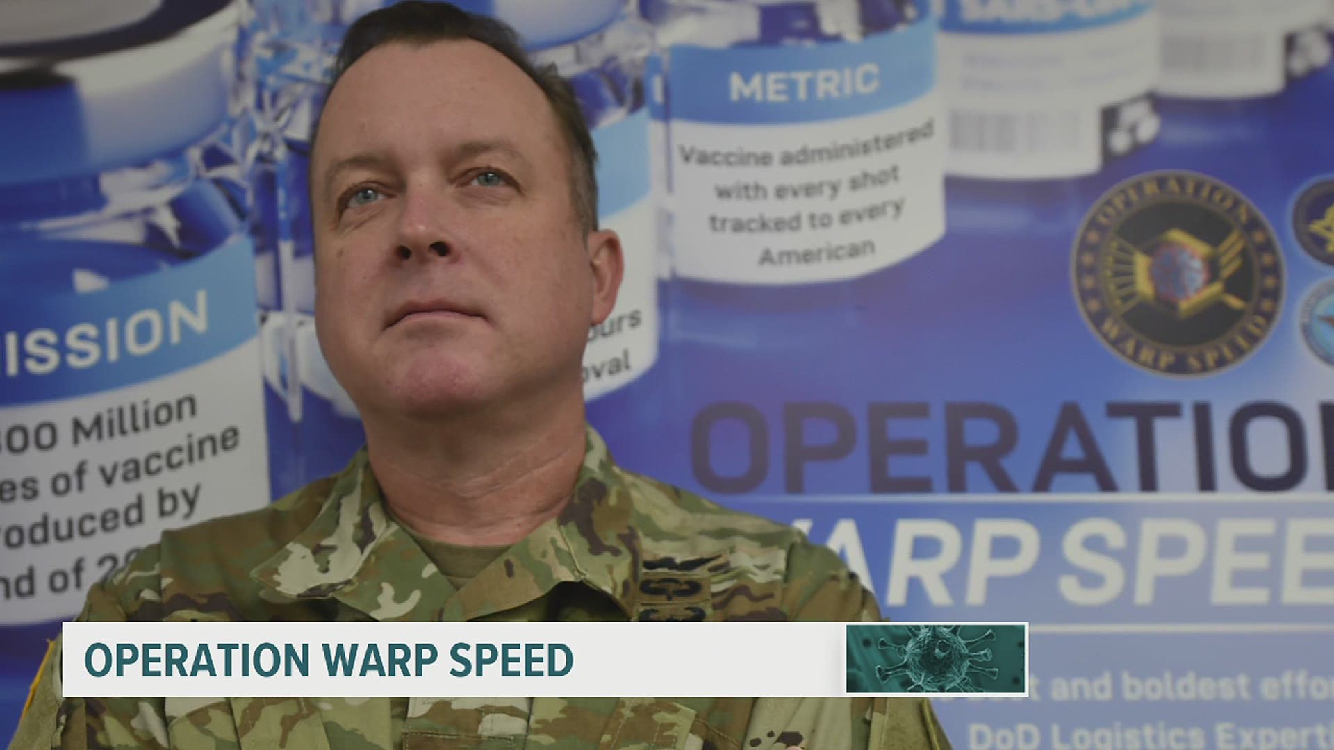Lt. Col. Matthew Yeingst was chosen to be chief of plans for Operation Warp Speed