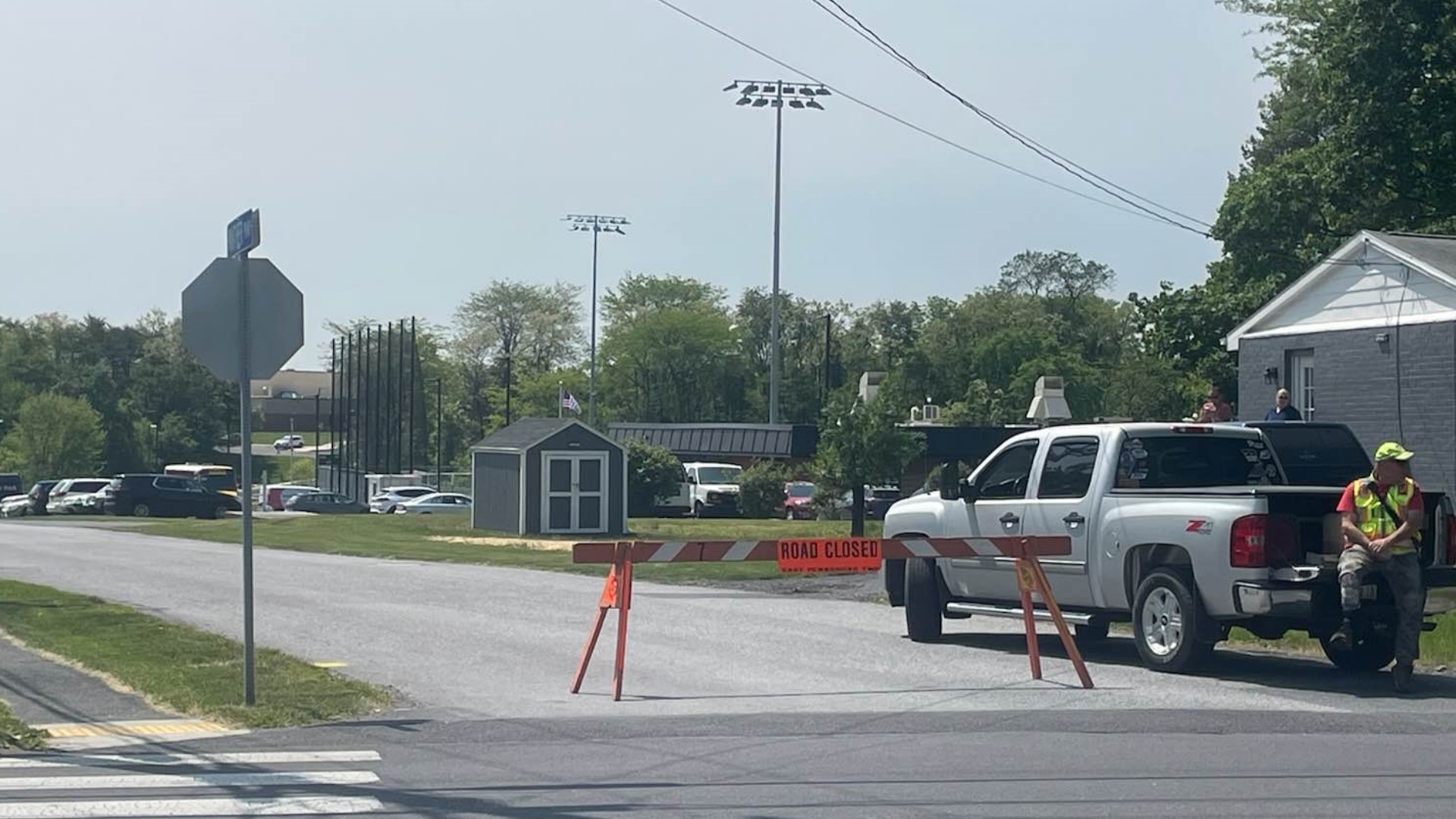 Police say a man is in custody and that the schools were placed on lockdown out of precaution.