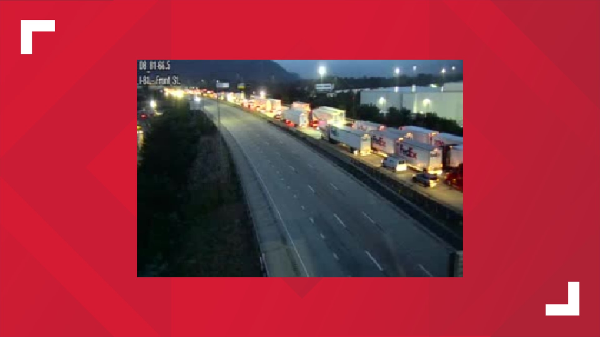 Section of Interstate 81 southbound closed in Dauphin County | fox43.com