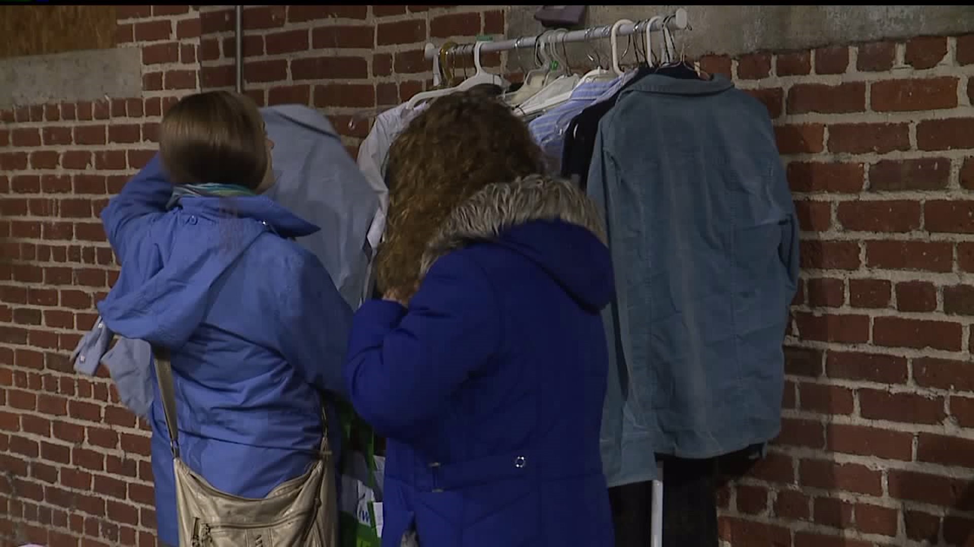 A "pop-up shop" in York offers free necessities to families in need
