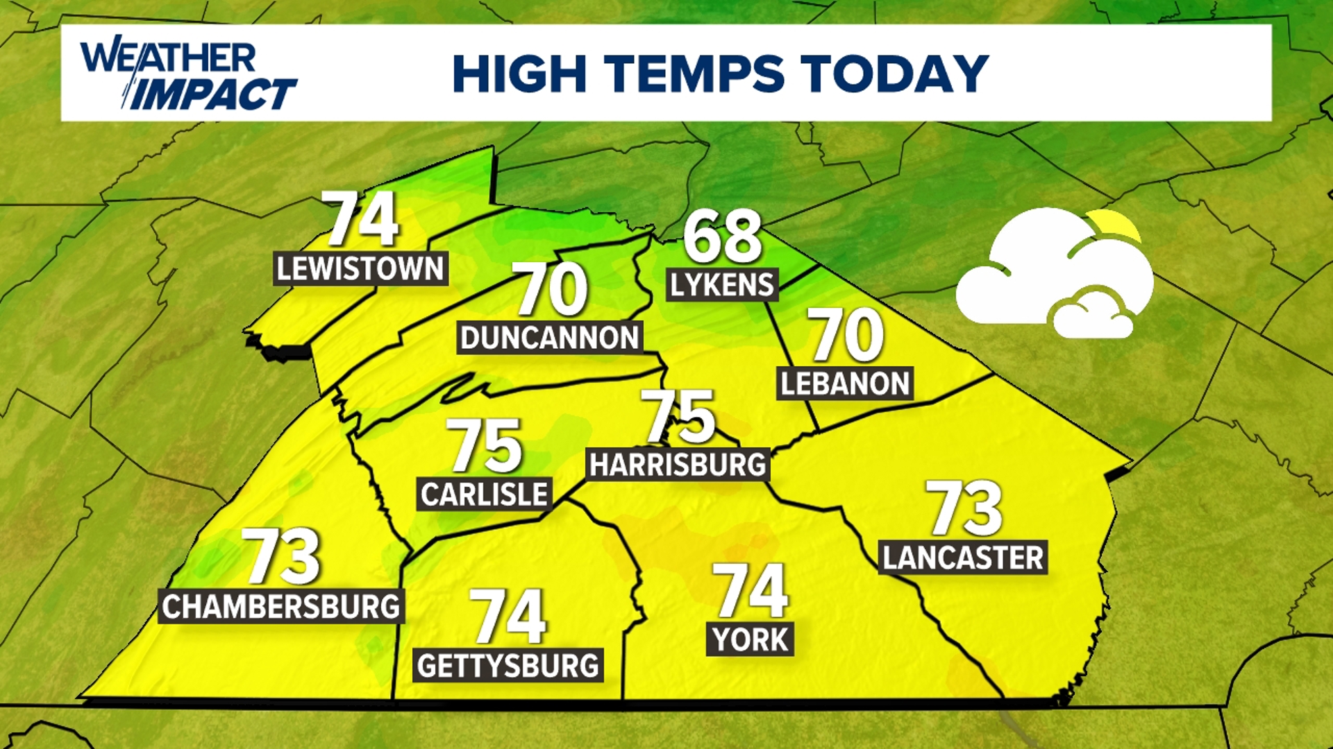 Another front brings clouds and a spotty shower on Friday, but after that it's back to sunshine and comfortable humidity this weekend!