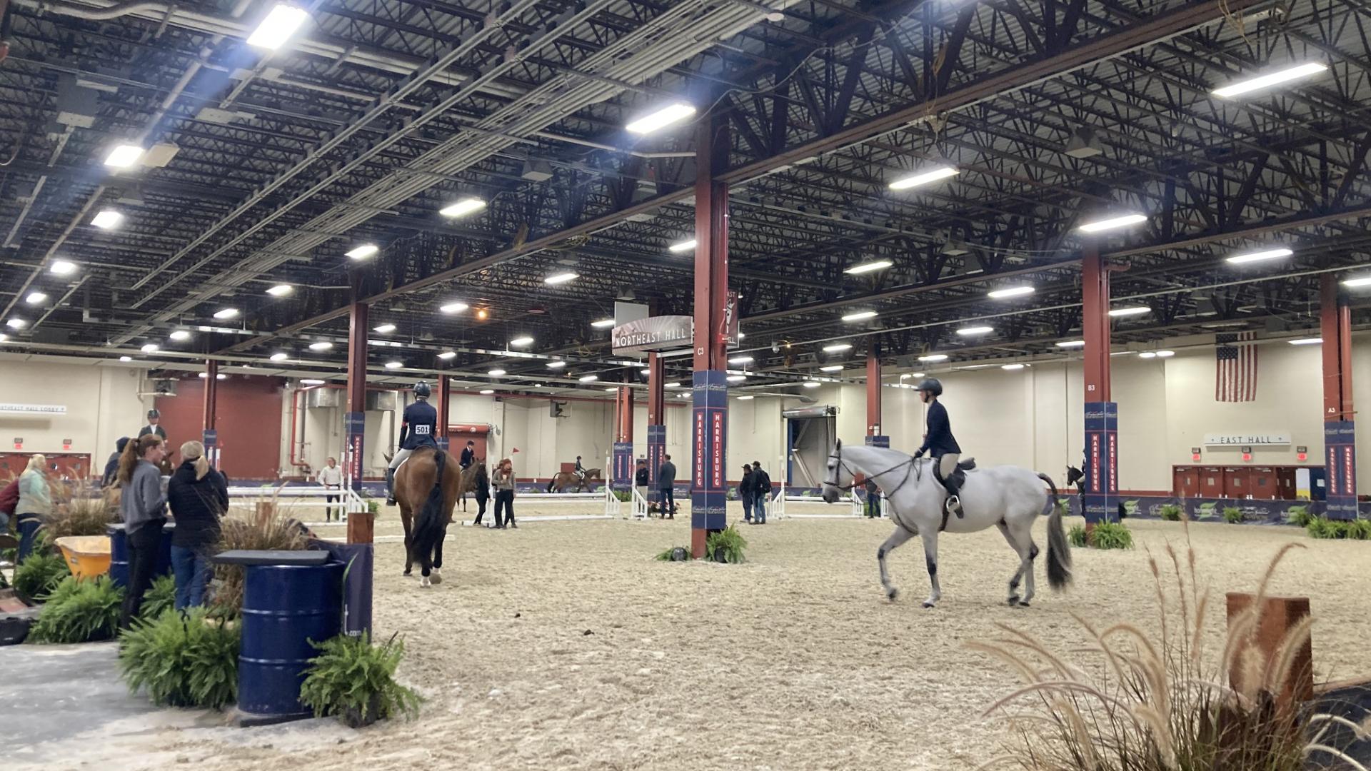 Hundreds of professional horseback riders will compete at the Pennsylvania Farm Show Complex from Oct. 10 - 20.