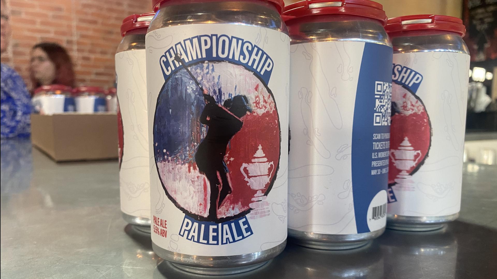 Spring House Brewing's "Championship Pale Ale" was available throughout the U.S. Women's Open at Lancaster Country Club.