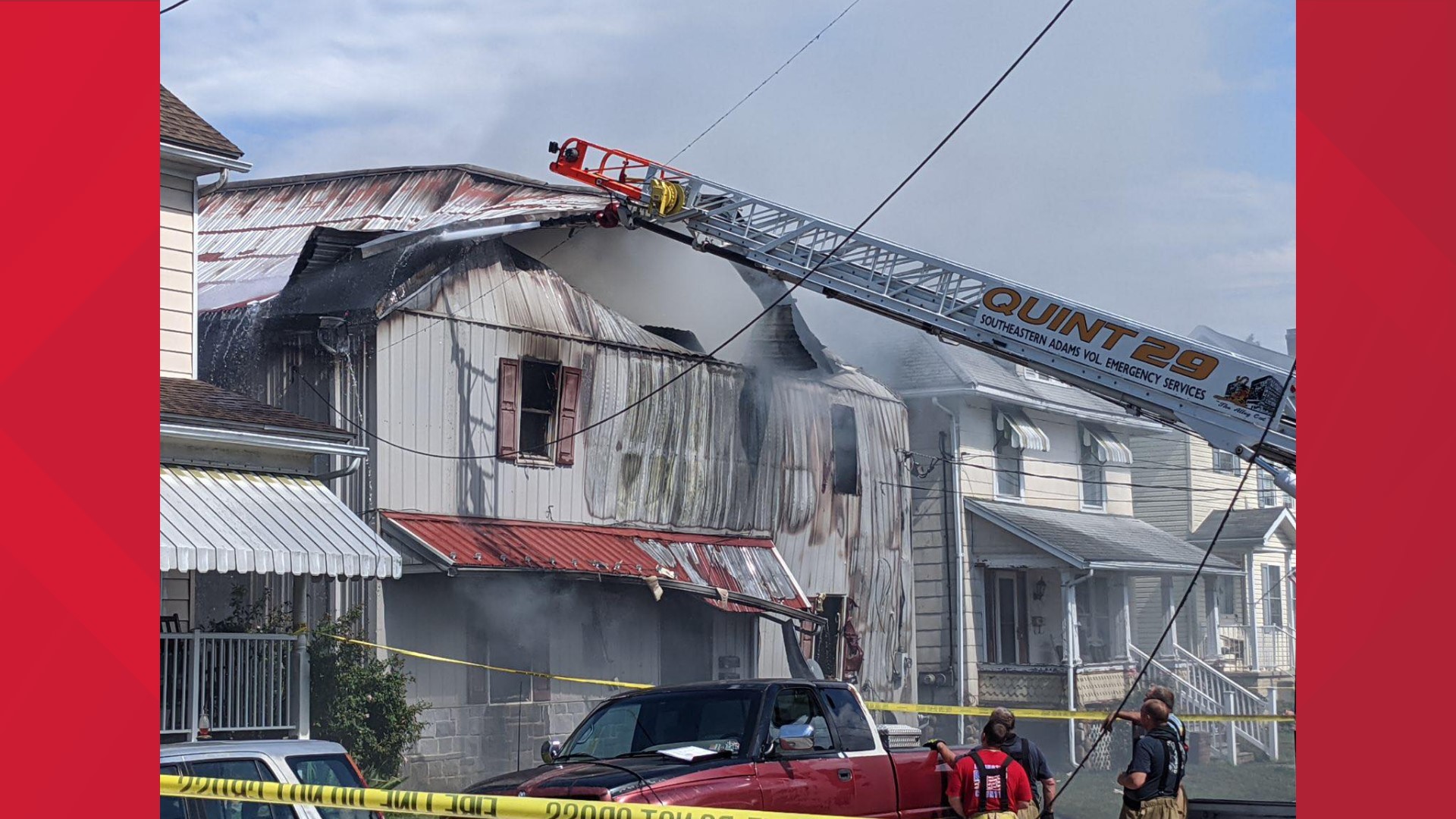 Emergency crews respond to reported fire in Littlestown