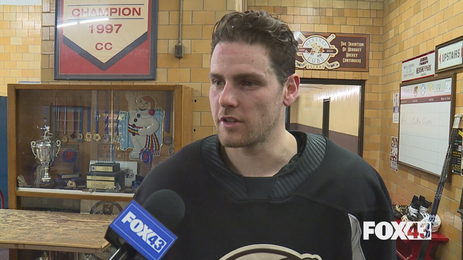 Hershey Bears defenseman talks about being a part of team that got Head Coach Todd Nelson's historic 400th career win.