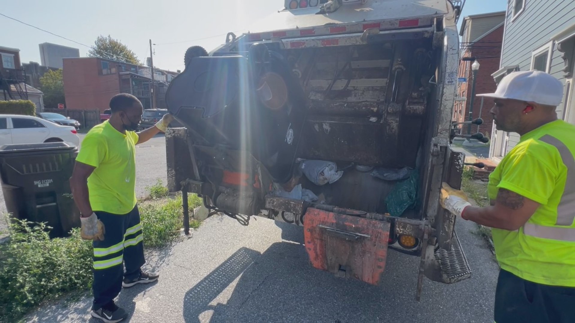 The heat is on in South Central Pa. this week and people working outdoors are looking for relief. Harrisburg Public Works is changing trash pickup in the city.