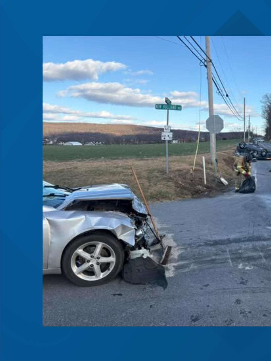 Crews rescue 2 trapped in rollover crash in Lancaster County | fox43.com