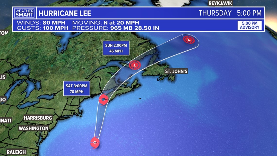 Hurricane Lee unleashes heavy swell on northern Caribbean