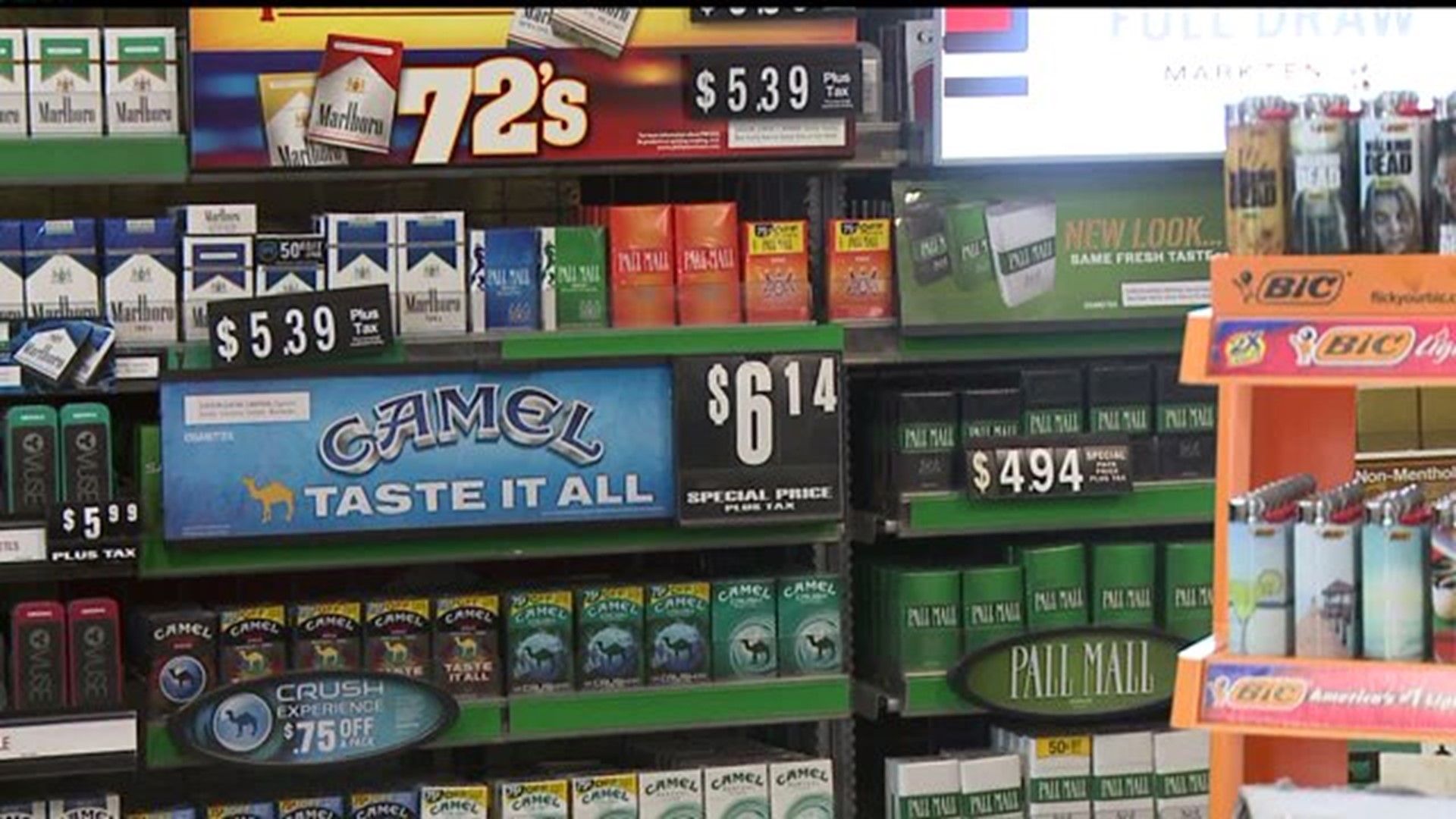 Proposed tax on cigarettes and tobacco products