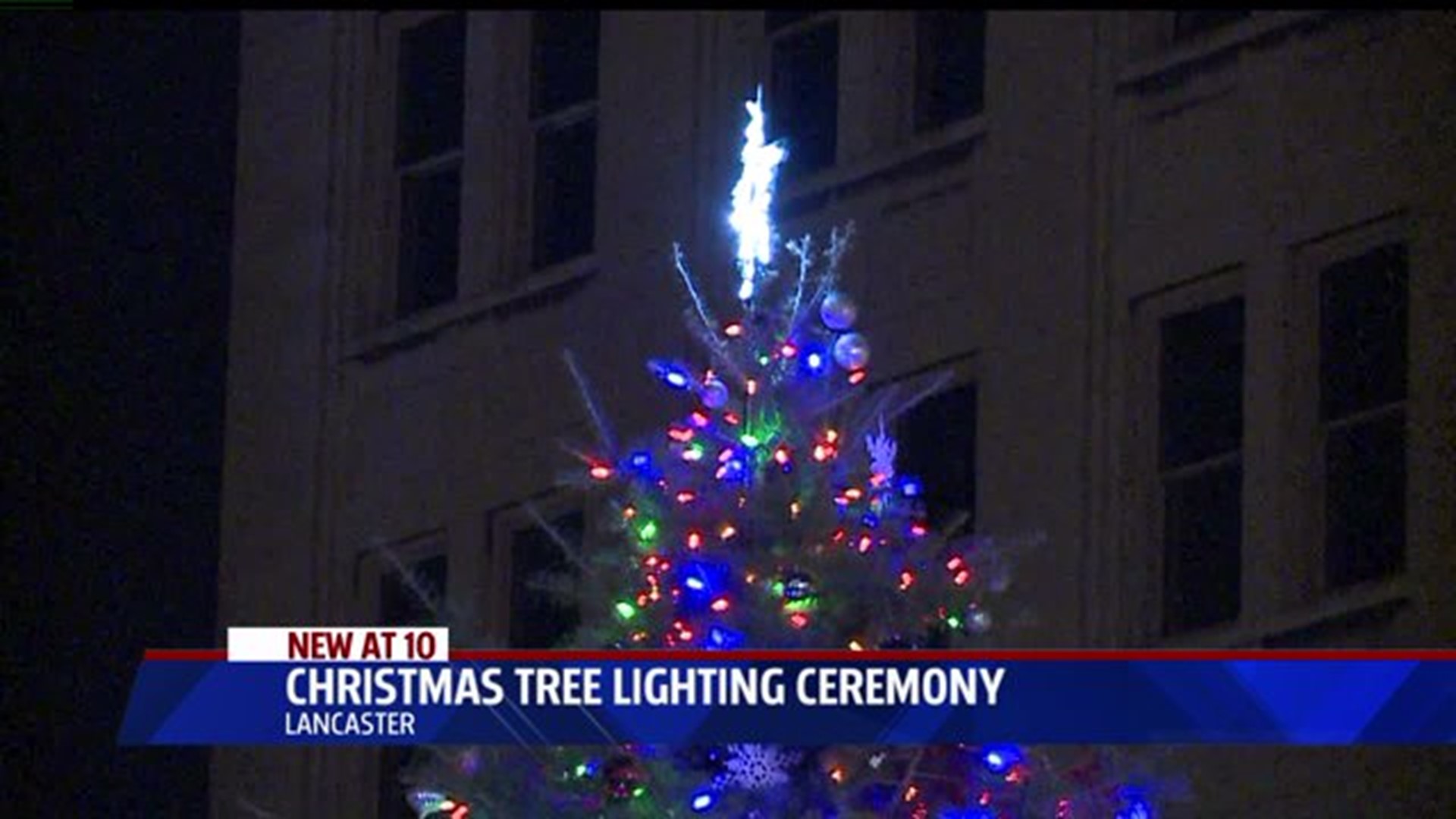 Lancaster City Christmas tree lighting