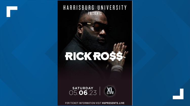 Hip-hop legend Rick Ross will perform at Harrisburg University in May 2023