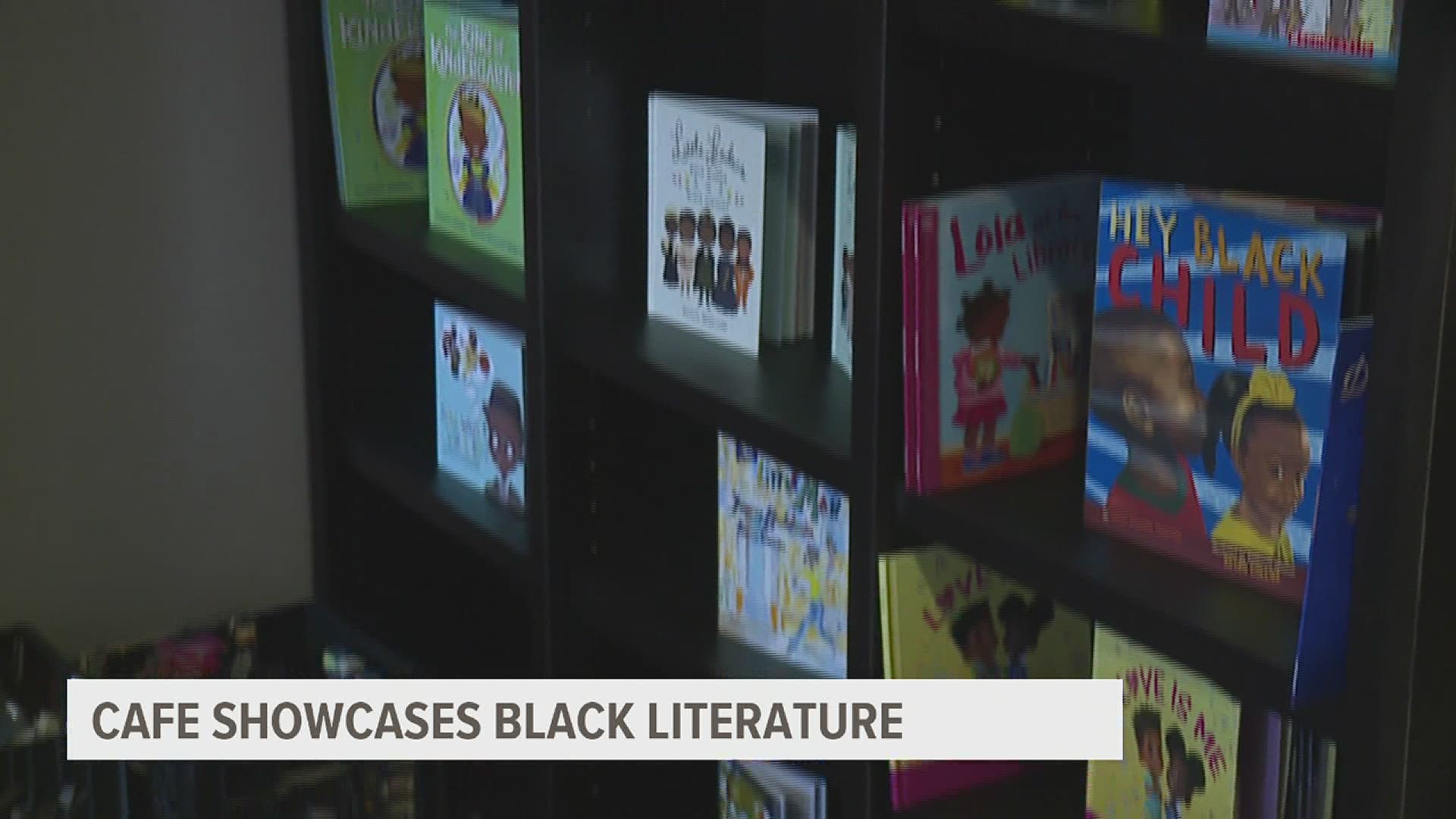 The owner claims the shop is one of the first black-owned bookstore coffee shops in the city.
