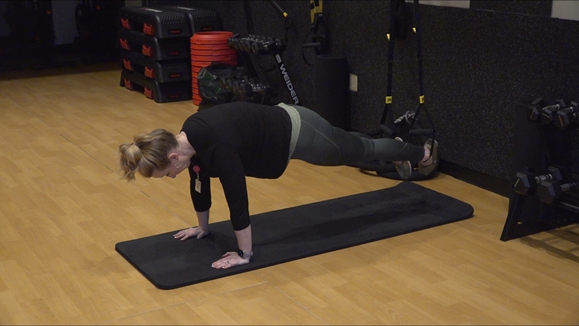 As we build on our TRX Core moves, try taking the classic knee to chest from the mat to the straps in this week's FOX43 FitMinute with the JCC!