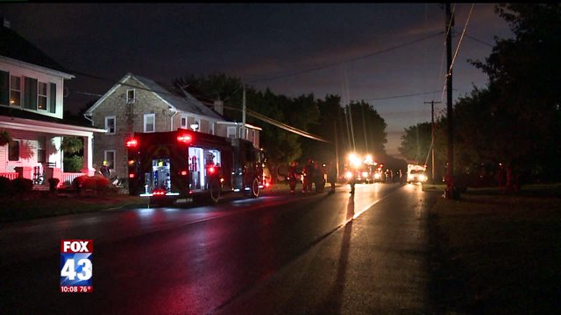 Lightning Causes House Fire