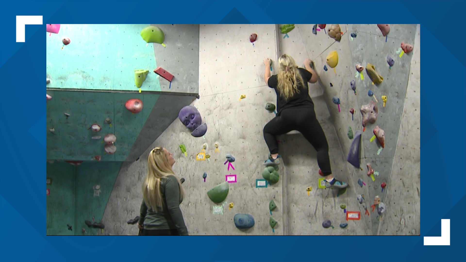 Bouldering in York County at Rock Bottom Climbing