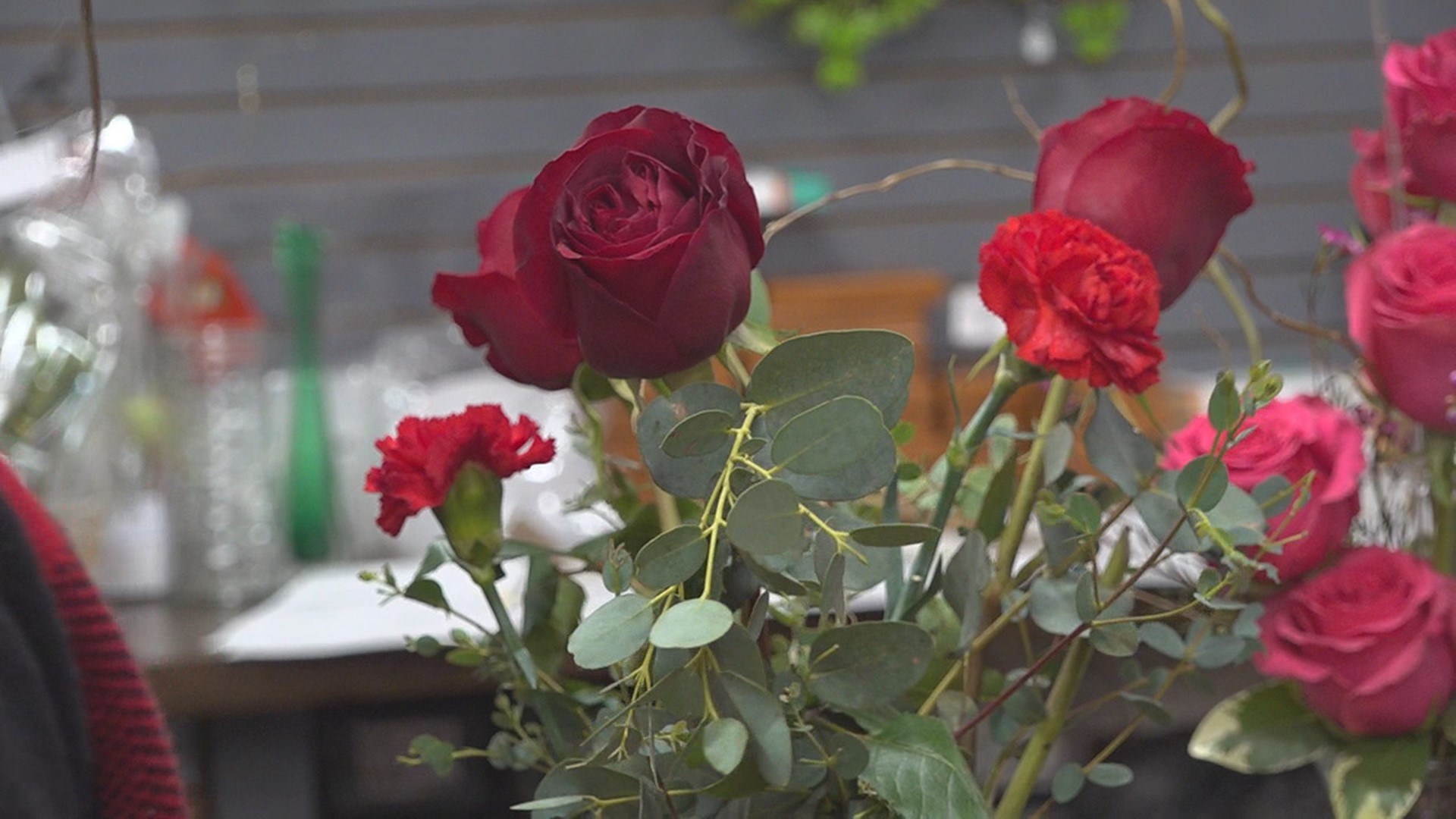 Florists say they have worked around the clock to prepare for one of their biggest holidays of the year.