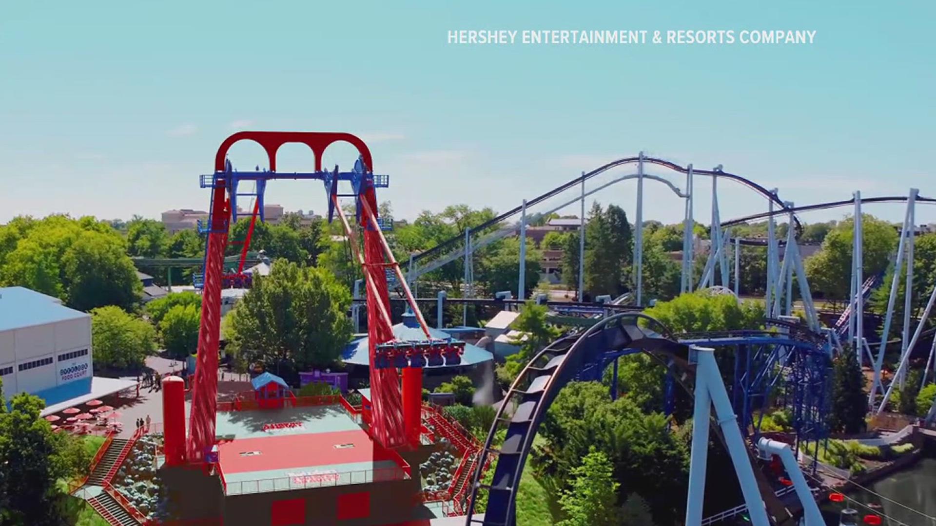 Twizzlers Twisted Gravity will swing into the park's Hollow area next year.