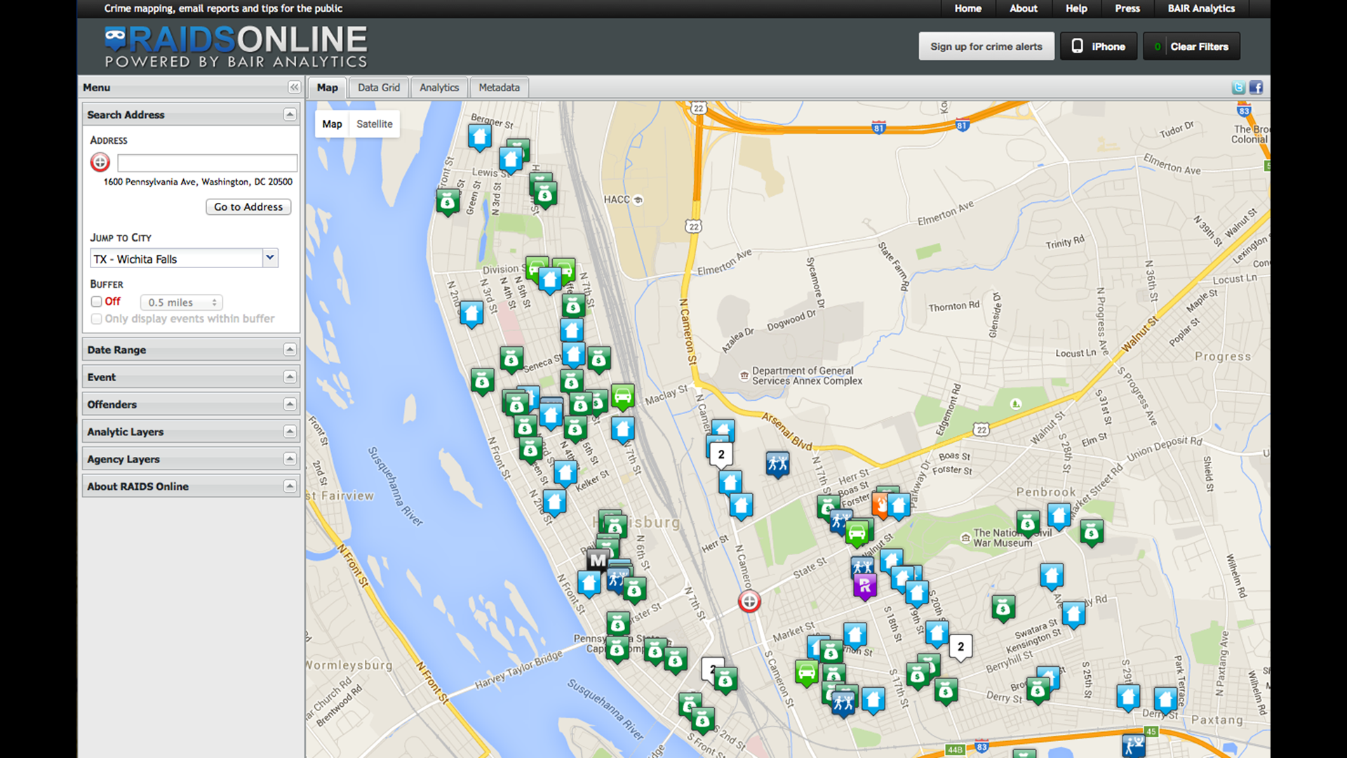 Harrisburg residents able to see where crimes occur with new map