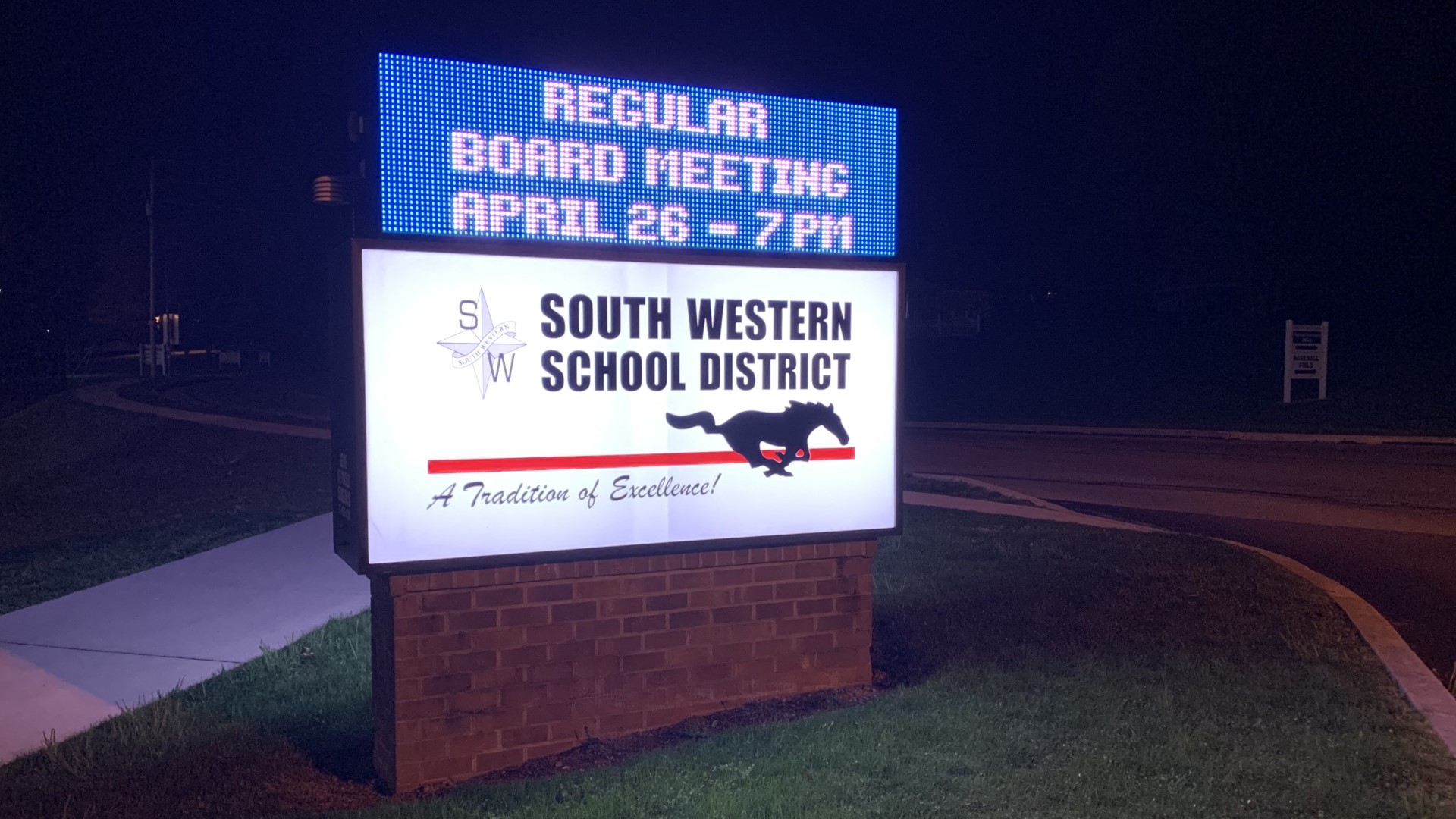During the discussion among school board members, South Western’s board president suggested the district needed more time to come up with a fair policy.