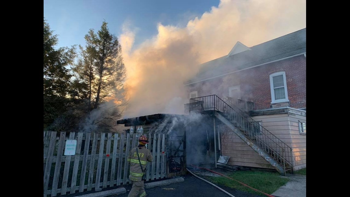 No injuries suffered after apartment building fire in Lancaster County