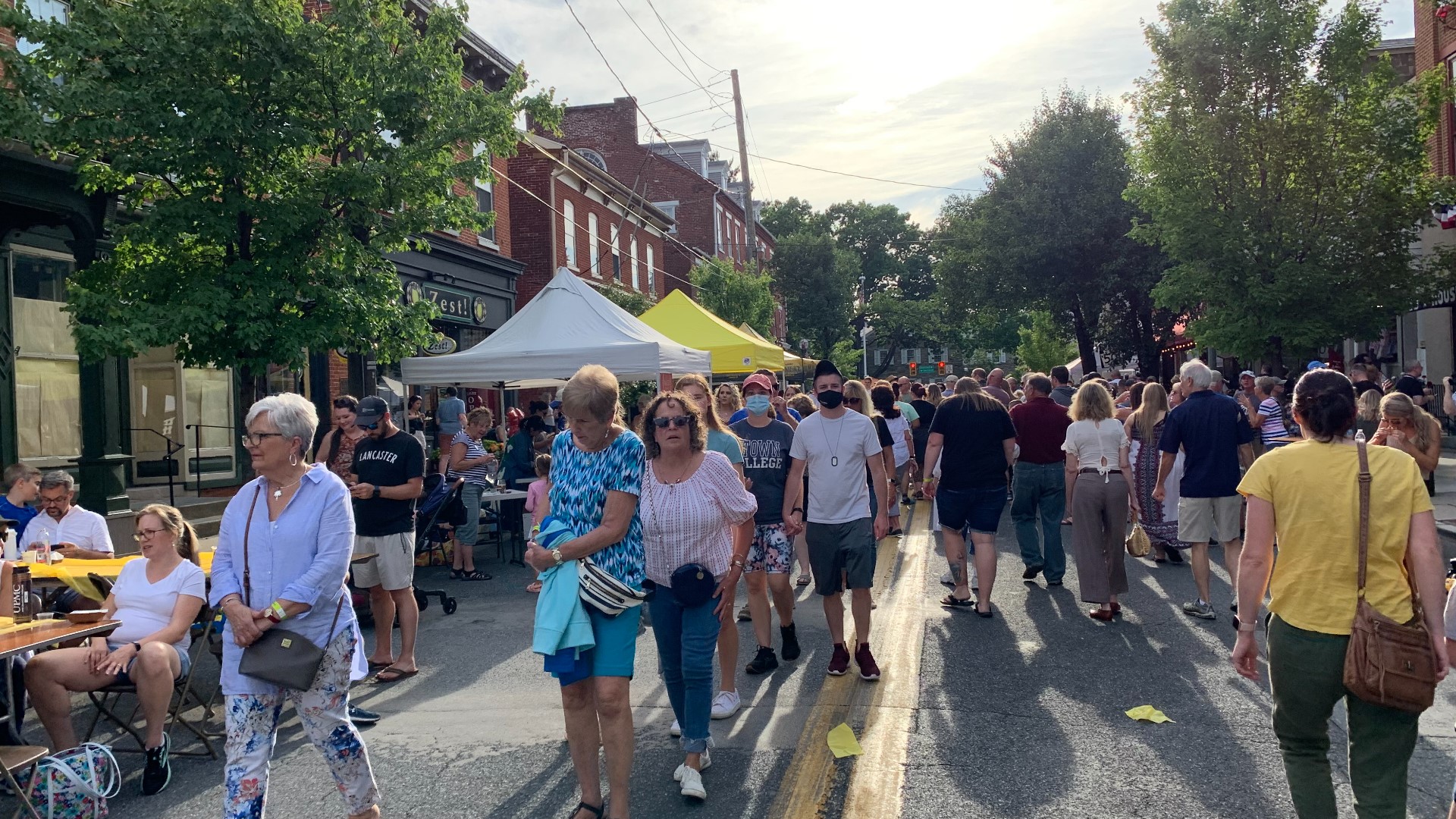 More than 30 vendors from Lititz flocked downtown for the event, which offered residents a wide variety of food and drink.