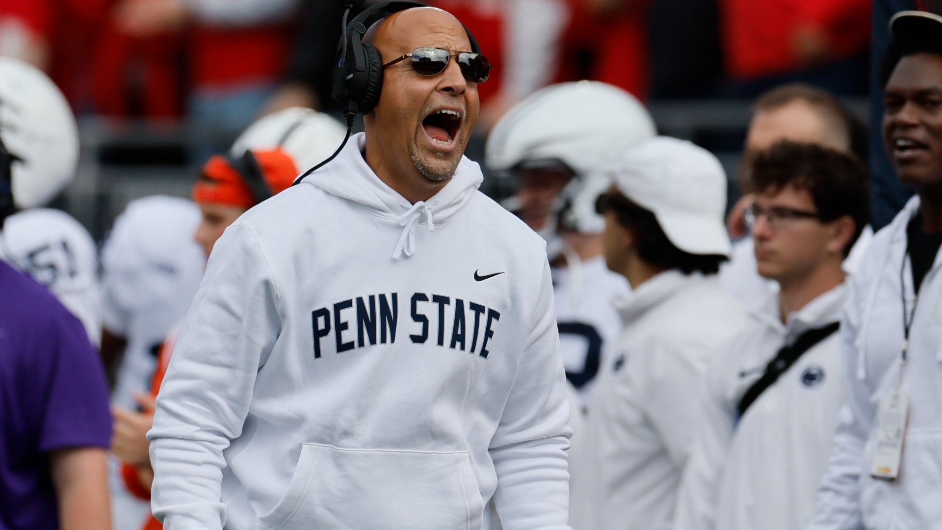 Penn State coach James Franklin spoke after his team lost to Michigan on Saturday.