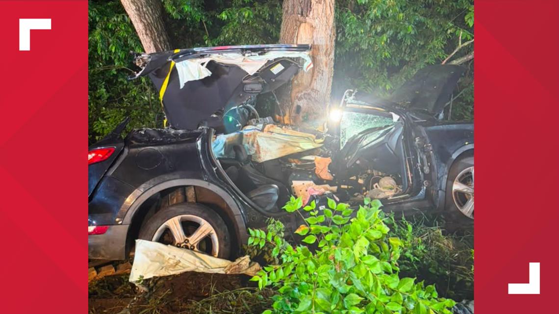 Crews work overnight to free driver from vehicle crash in York County ...