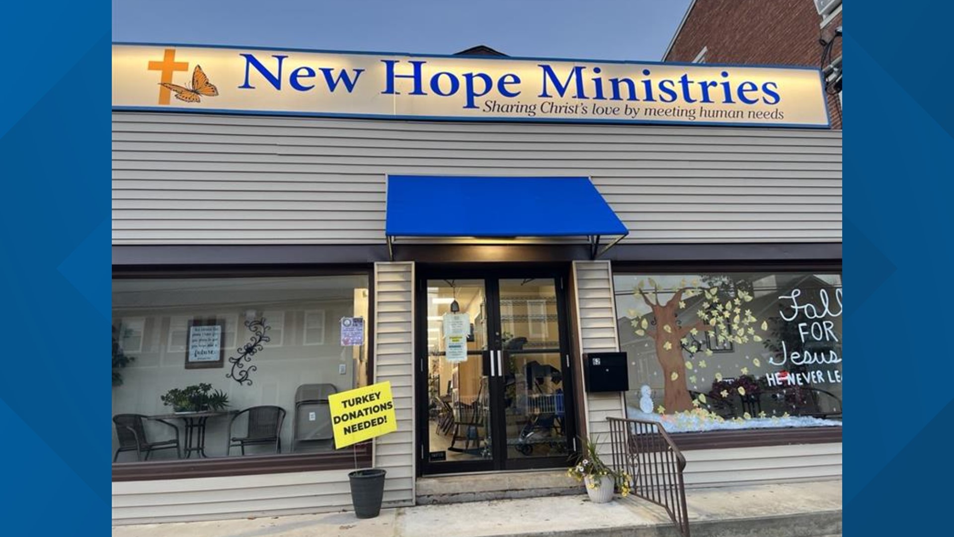 New Hope Ministries has set a goal to feed 4,500 families this Thanksgiving season, and they’re looking for help from the community to achieve it.