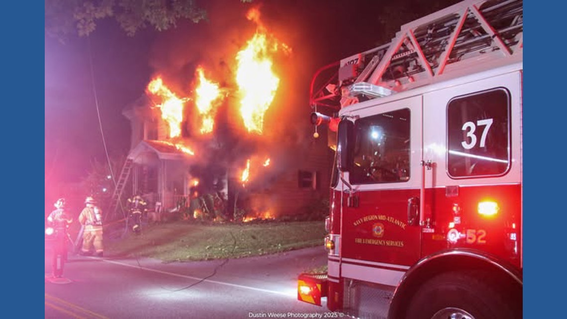 Firefighters battle two-alarm blaze in Cumberland County | fox43.com