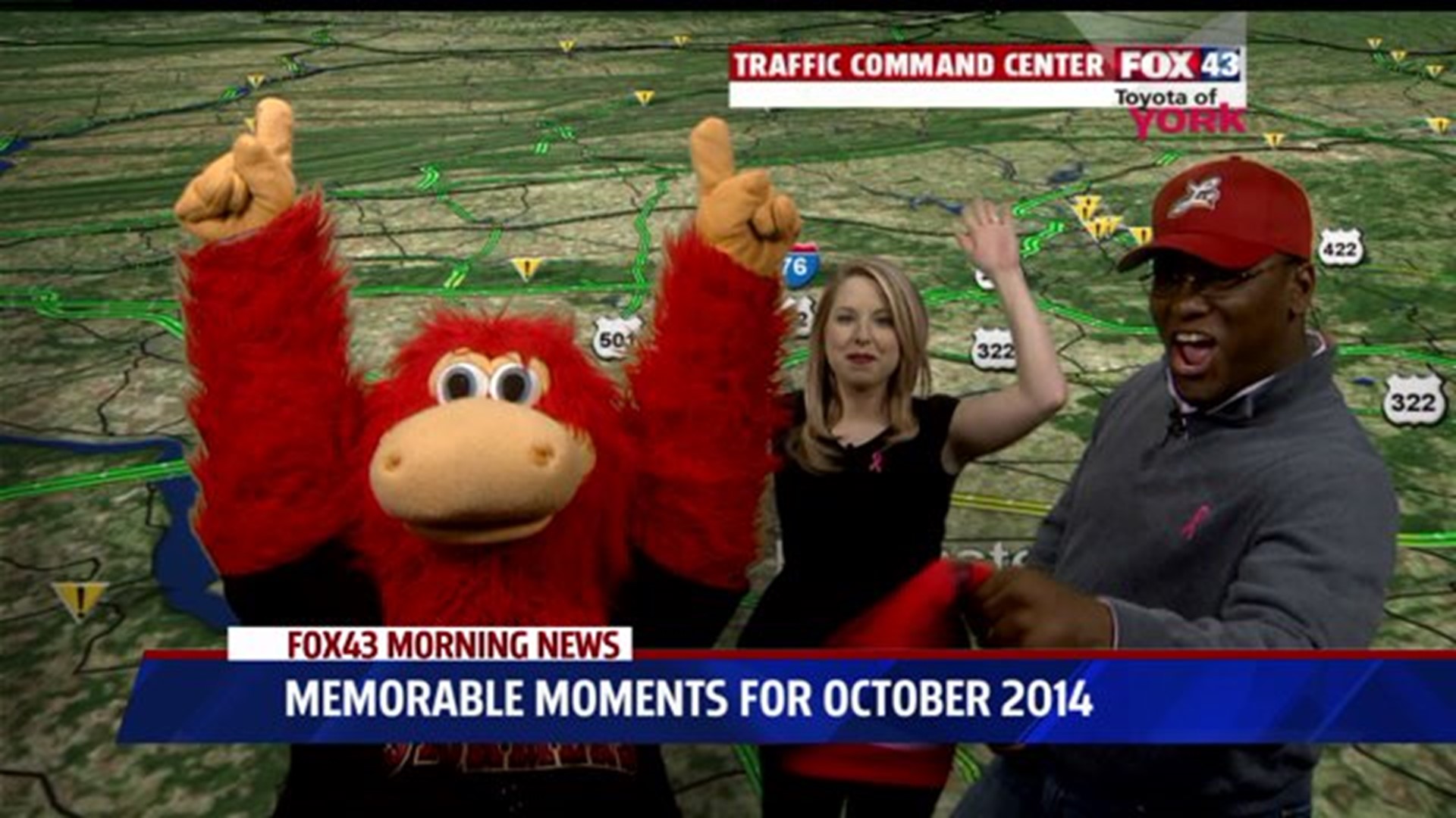 Memorable Moments from FOX43 Morning News October 2014