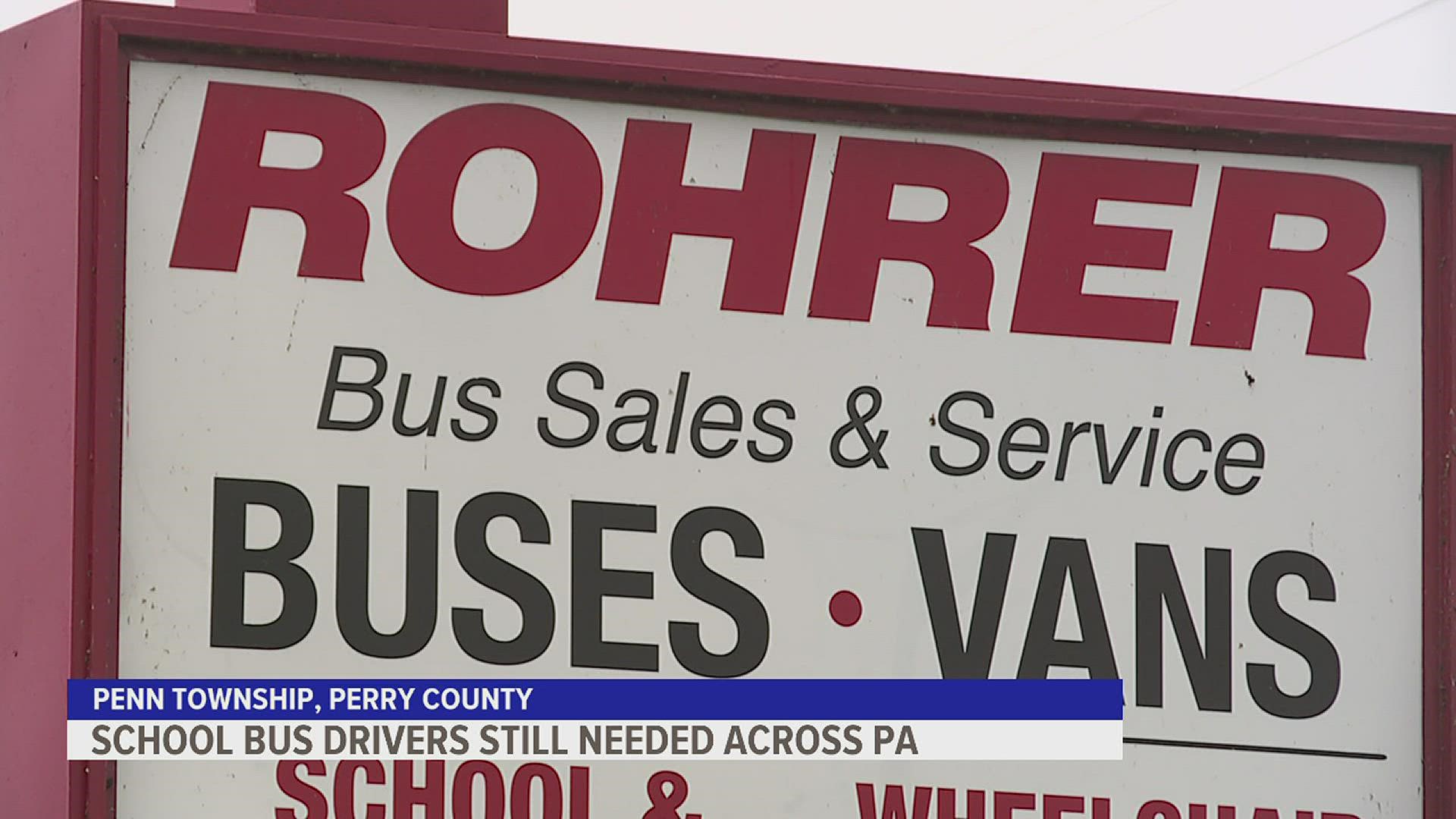 Open bus driver positions have been cut in half over the past year, but officials say there are still plenty of openings across the education workforce.