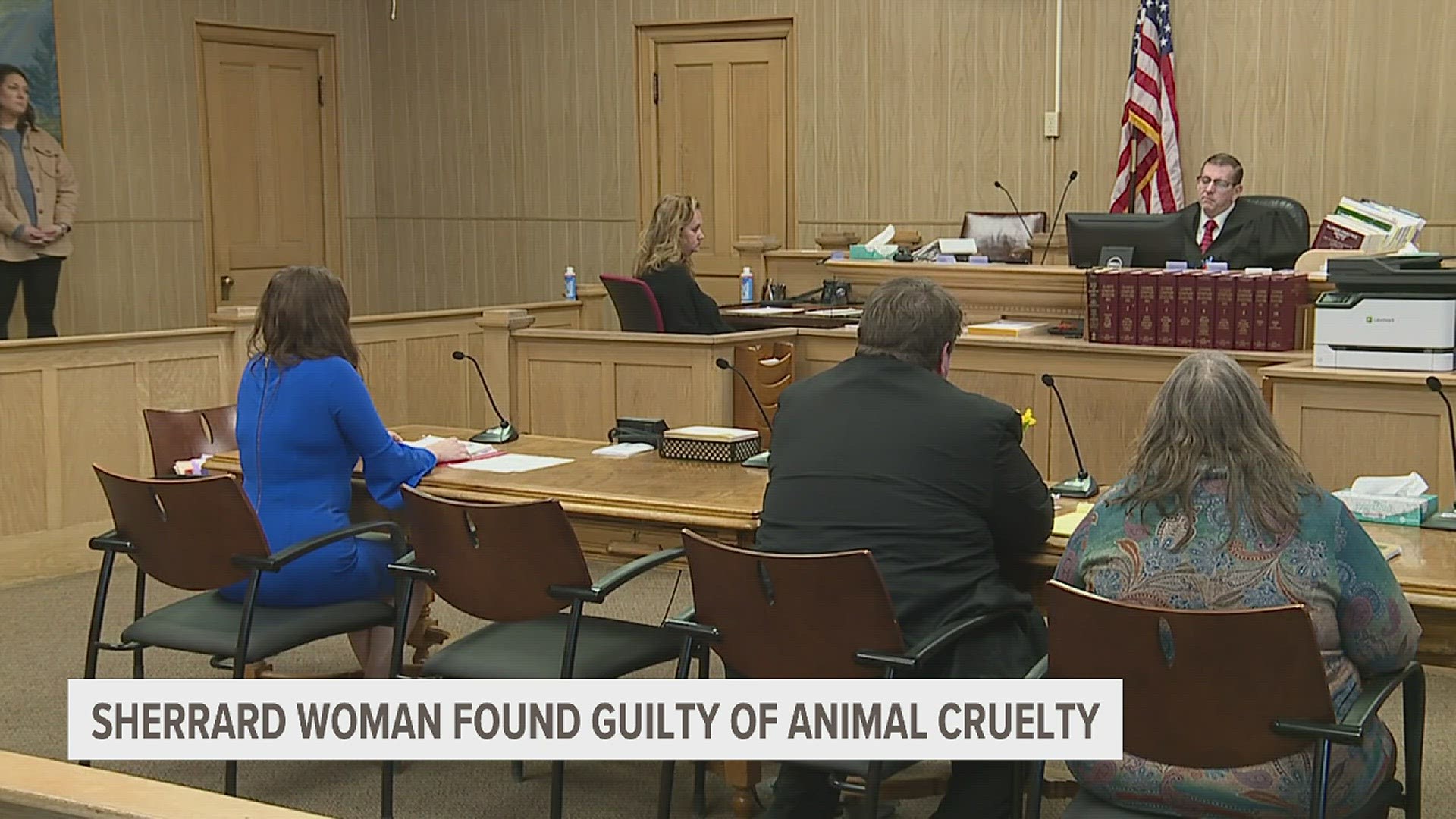 Karen Plambeck of Sherrard was found guilty on 10 charges of aggravated cruelty to animals.