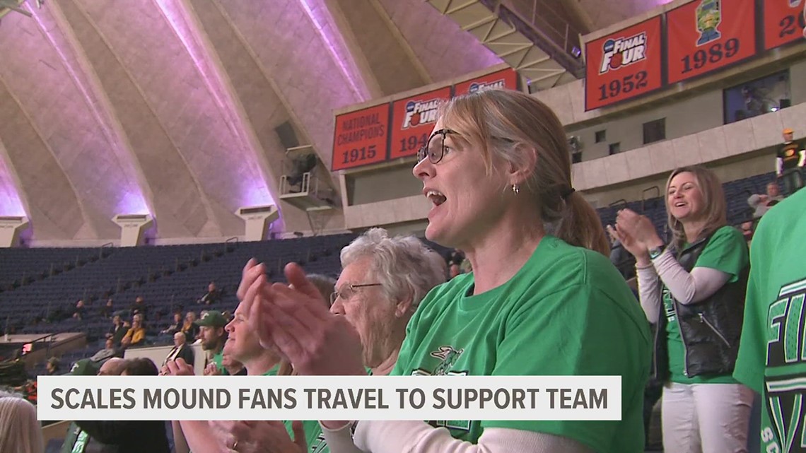 Scales Mound show off support for their at State