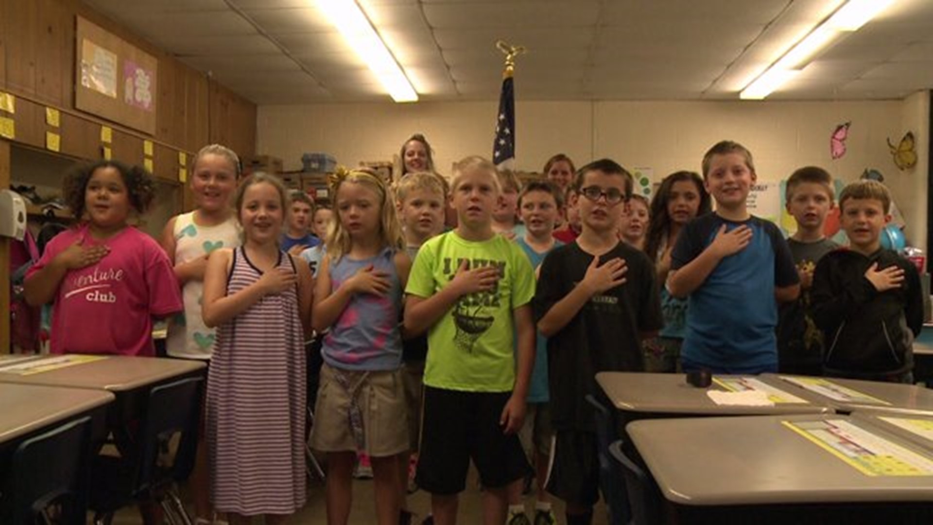 The Pledge from Ms.Barton-Howard and Mrs. Link`s class