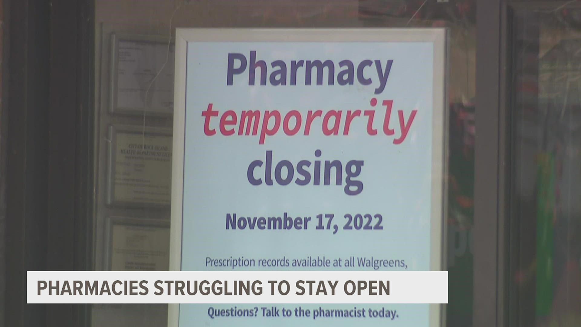 From big-name stores to mom-and-pop shops, local pharmacies struggle to remain profitable and retain employees.