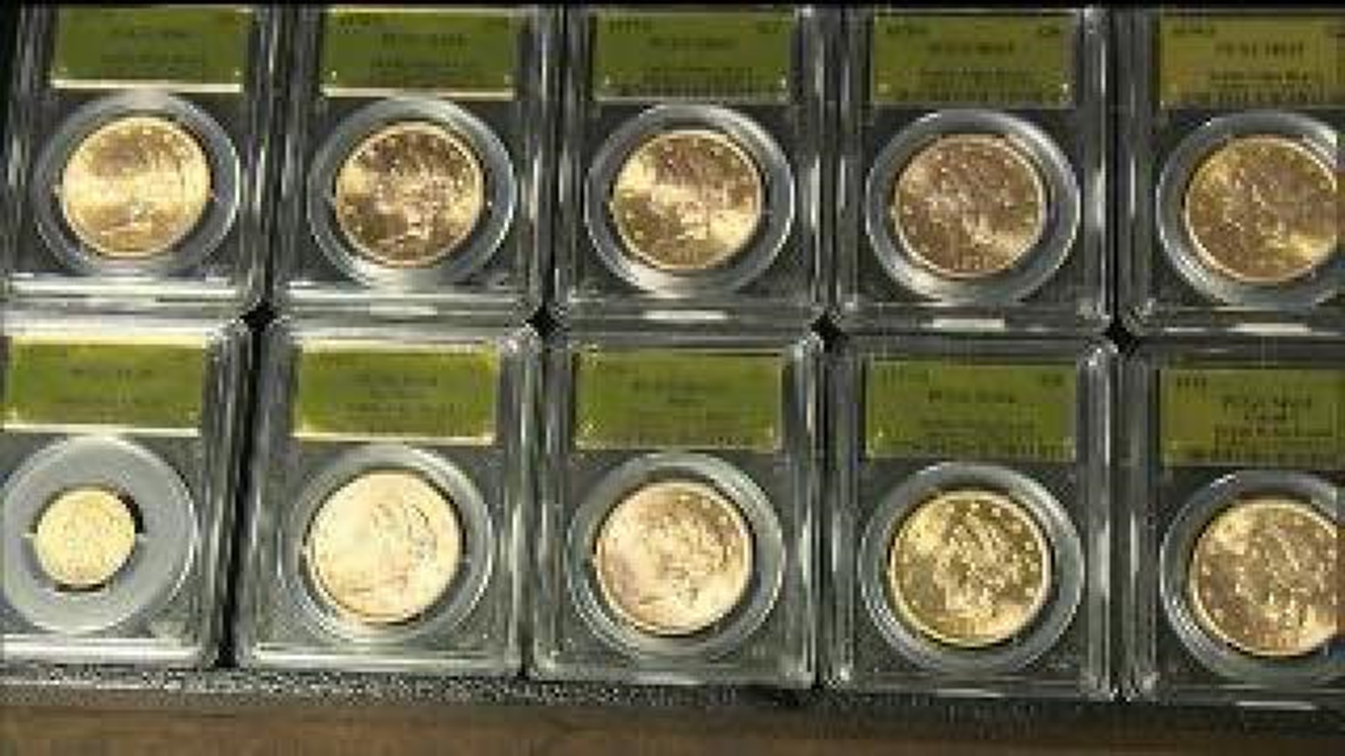 Gold coins found near location of 1900s heist