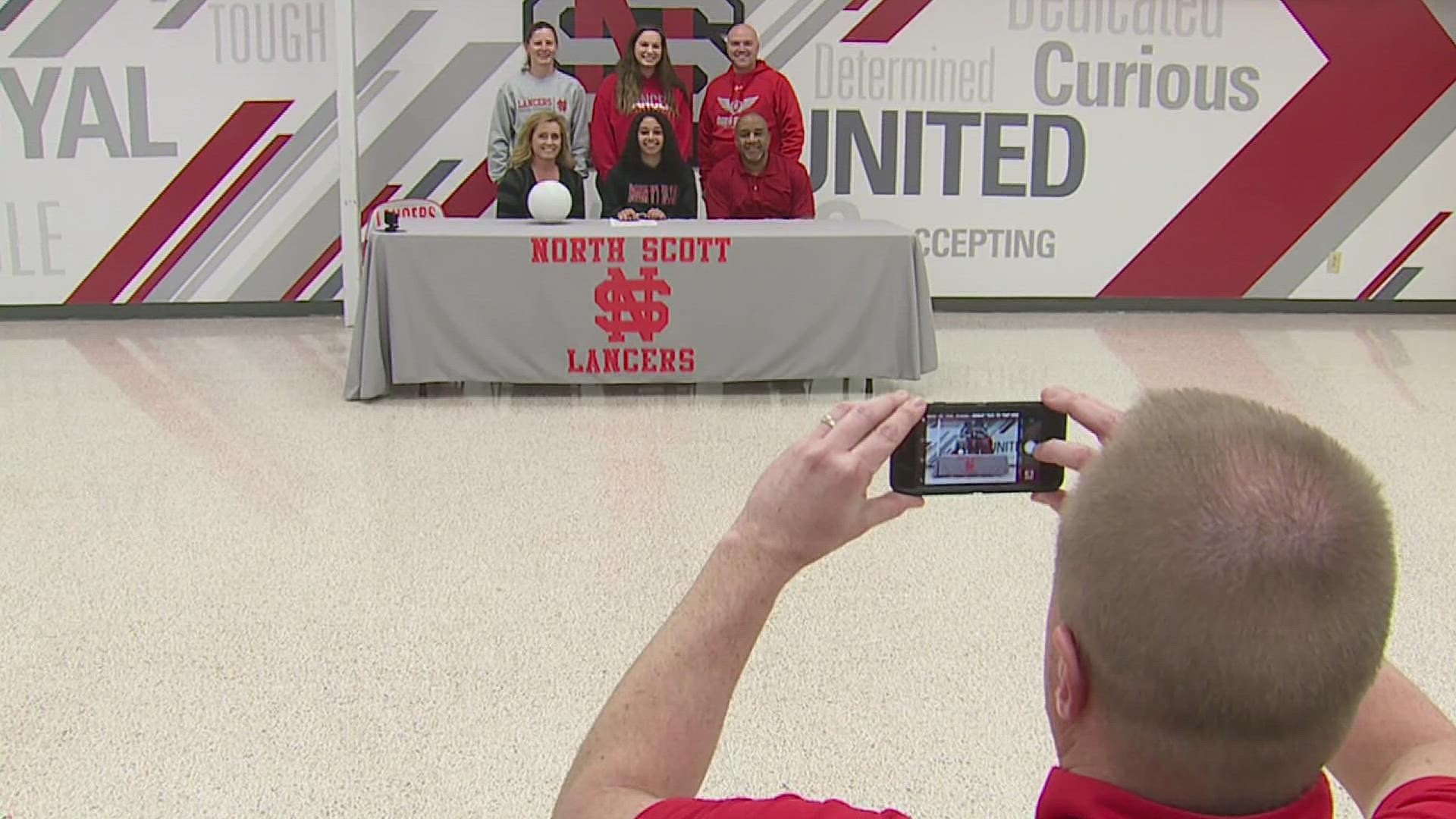 During North Scott High School's signing day, athletes and coaches reflect on the progress women's sports has made, but the changes that still need to happen.